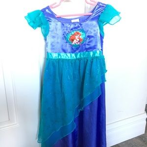 Disney Store Ariel Little Mermaid Dress Costume